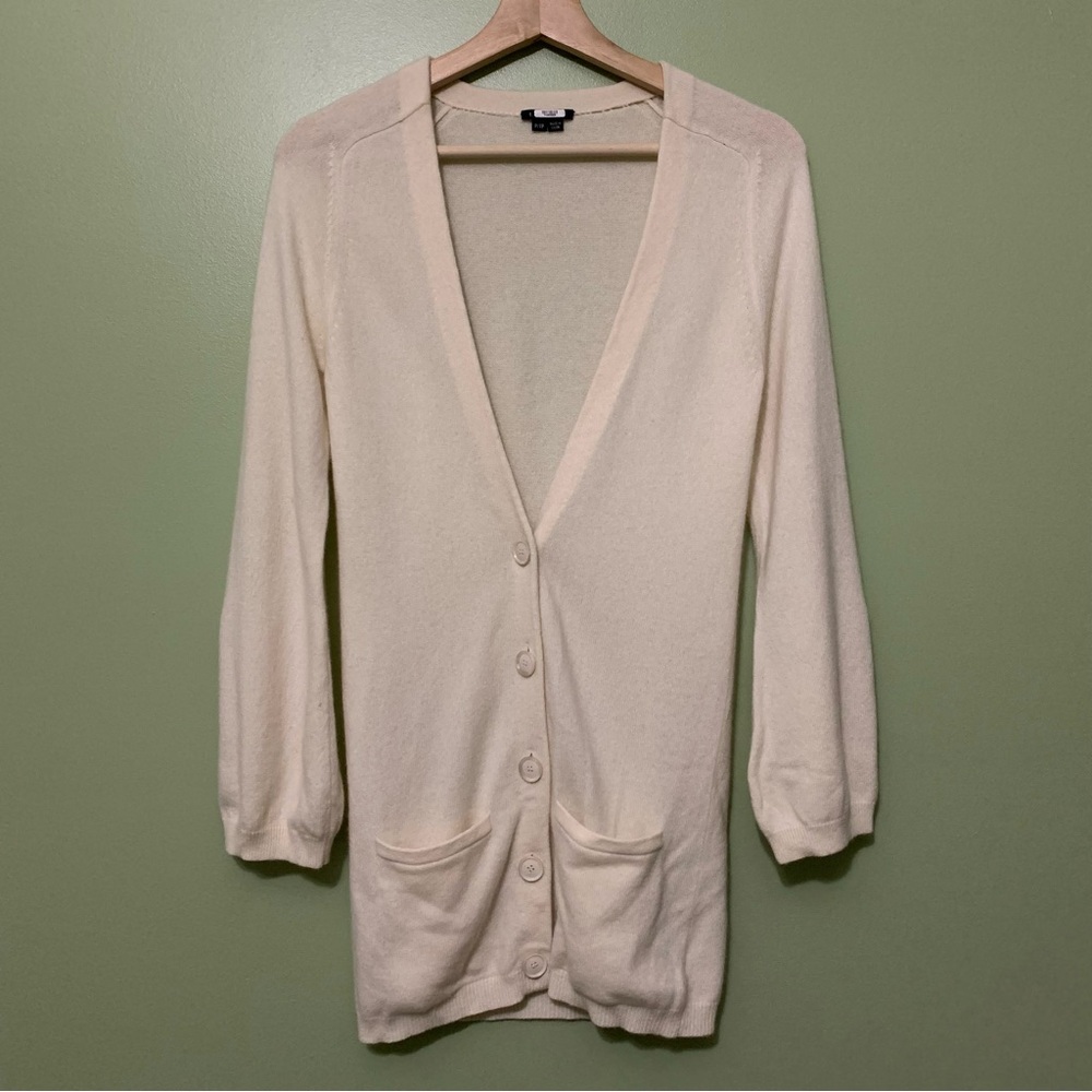 Theory Amaya 100% Cashmere Black Cardigan Sweater